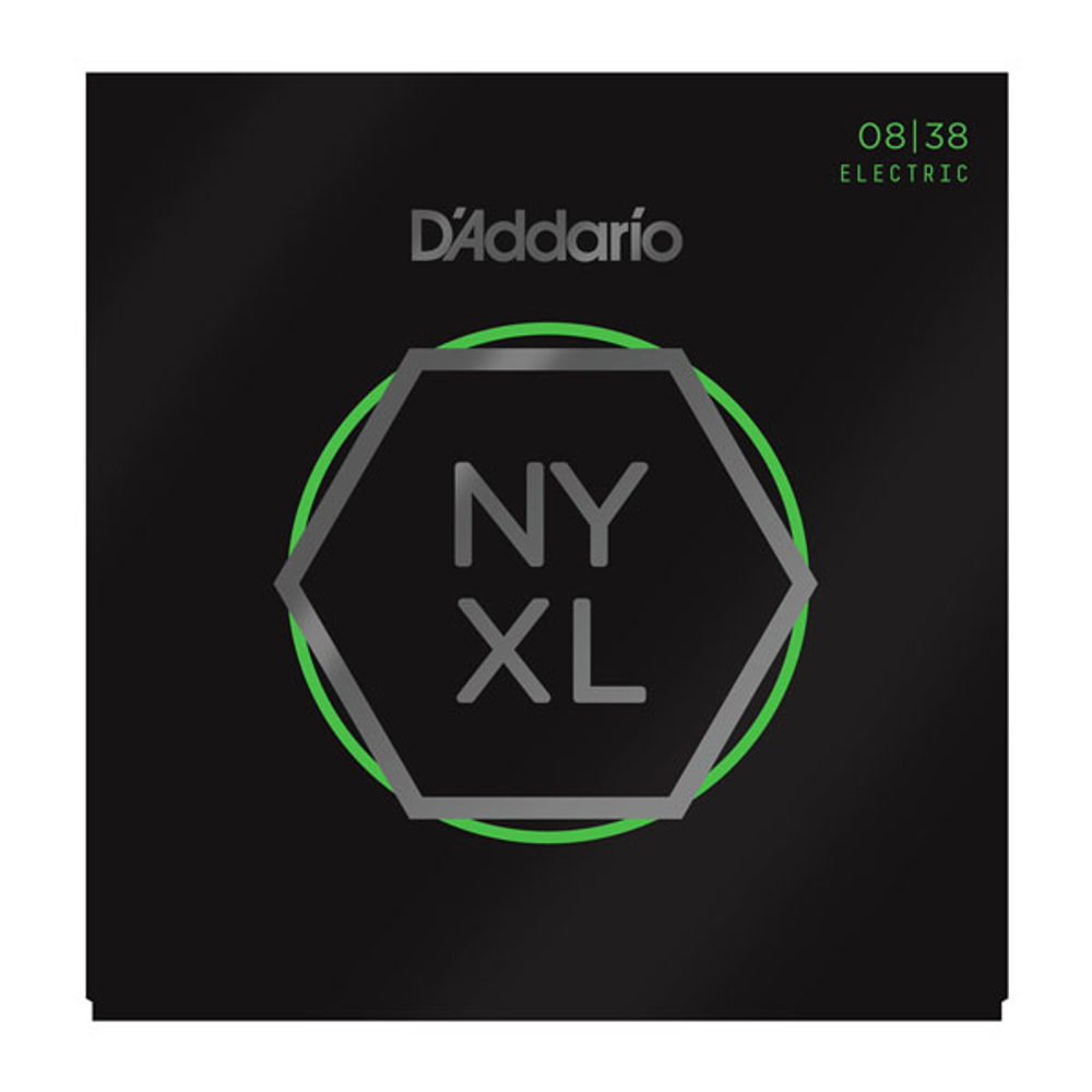 D'ADDARIO NYXL0838 - струны для электрогитары, толщина 8-38, Superlight