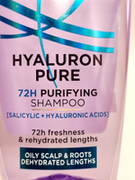 Шампунь Loreal Paris Elvital Hyaluron Pure для сухих волос с салициловой и гиалуроновой кислотами 250 мл (из Финляндии)