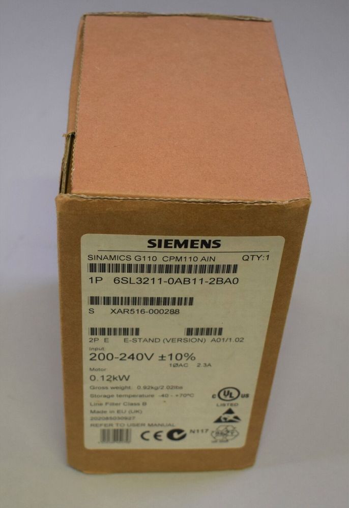 SIEMENS 6SL3211-0AB11-2BA0 SIEMENS 6SL3211-0AB11-2BA0