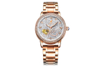 KANGOL Mechanical Movement Stainless Steel Watchband Watch Women"s Watch Red Watch Dial KANGOL K113