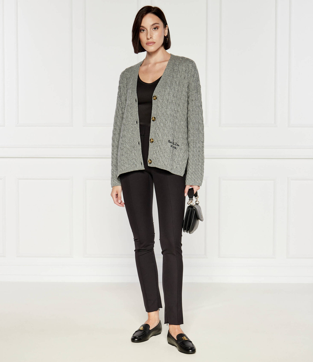 Хлопковый кардиган Tommy Hilfiger - серый(WW0WW42143)