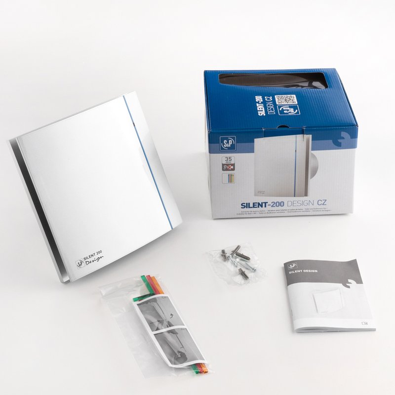 Накладной вентилятор Soler Palau SILENT-200 CZ SILVER DESIGN 3C
