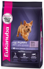 Сухой корм Eukanuba Puppy Small Breed <12 months для щенков мелких пород с курицей 10 кг