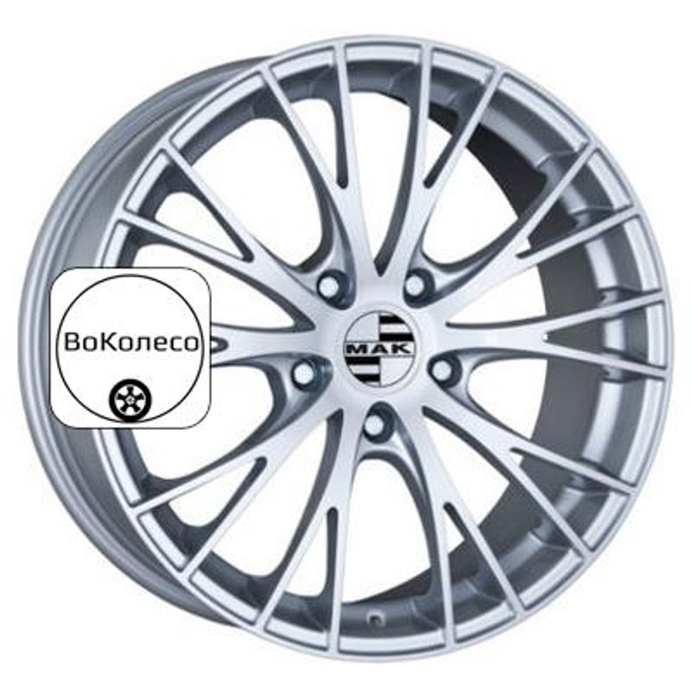 9,5x21/5x112 ET27 D66,45 Rennen Silver MAK