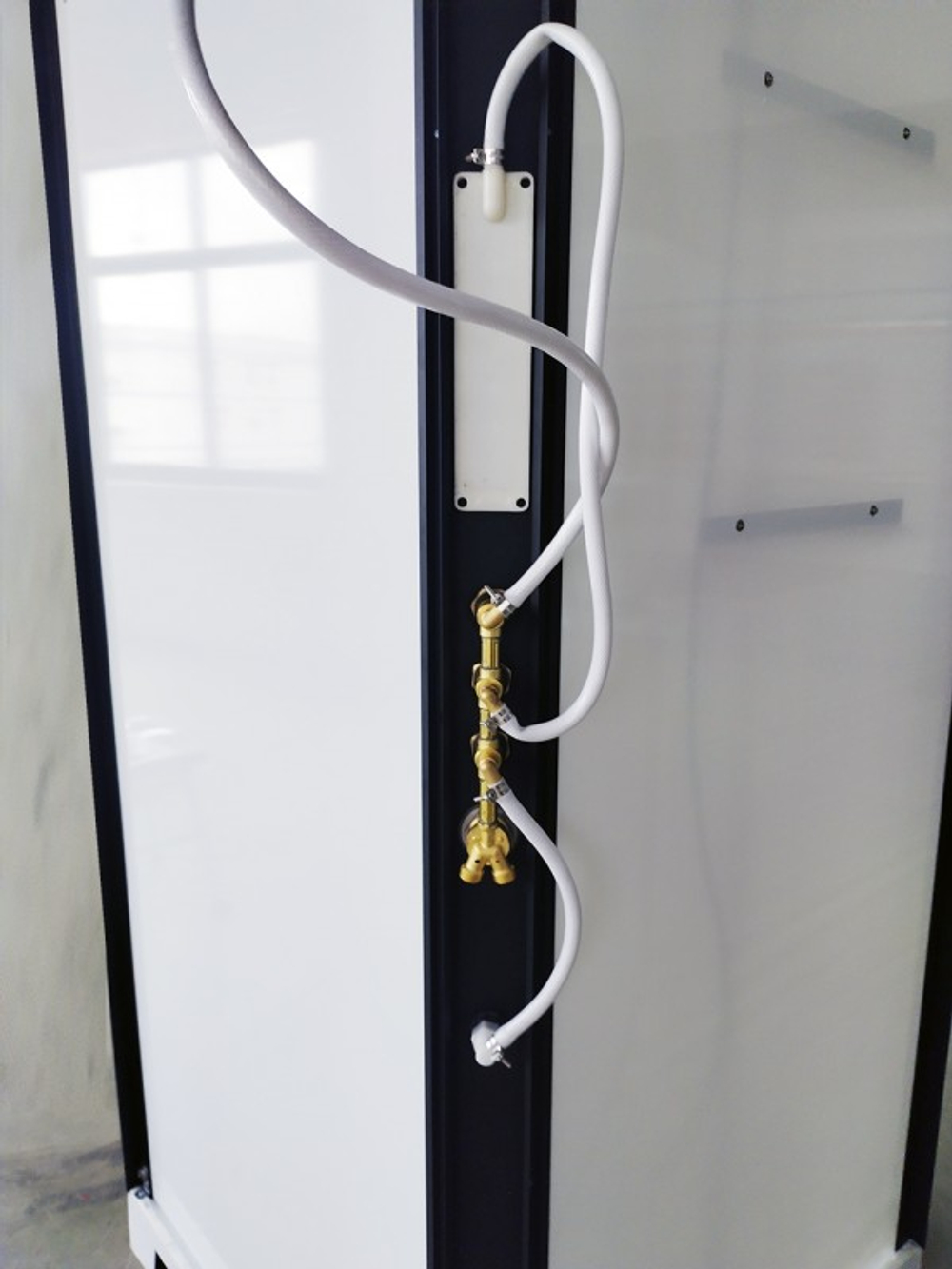 Кабина душевая Esbano (Эсбано) ESM-QUADRO-90 R, с низким поддоном, с гидромассажем, 90х90х215