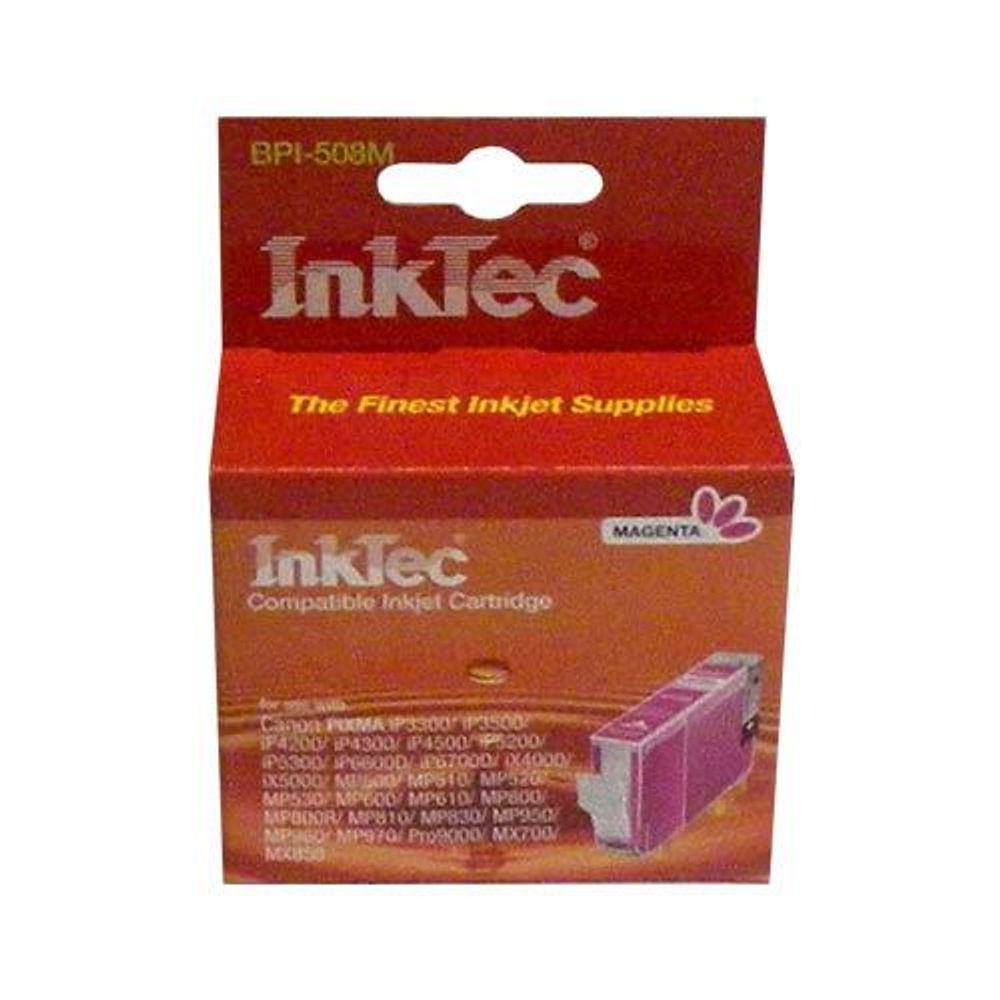 Картридж InkTec, аналог CANON CLI-8M для PIXMA IP-4200/5300/Pro 9000 Magenta