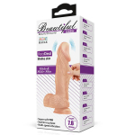 Телесный вибратор-реалистик 19,4см Baile Zebulon BW-008108ZR