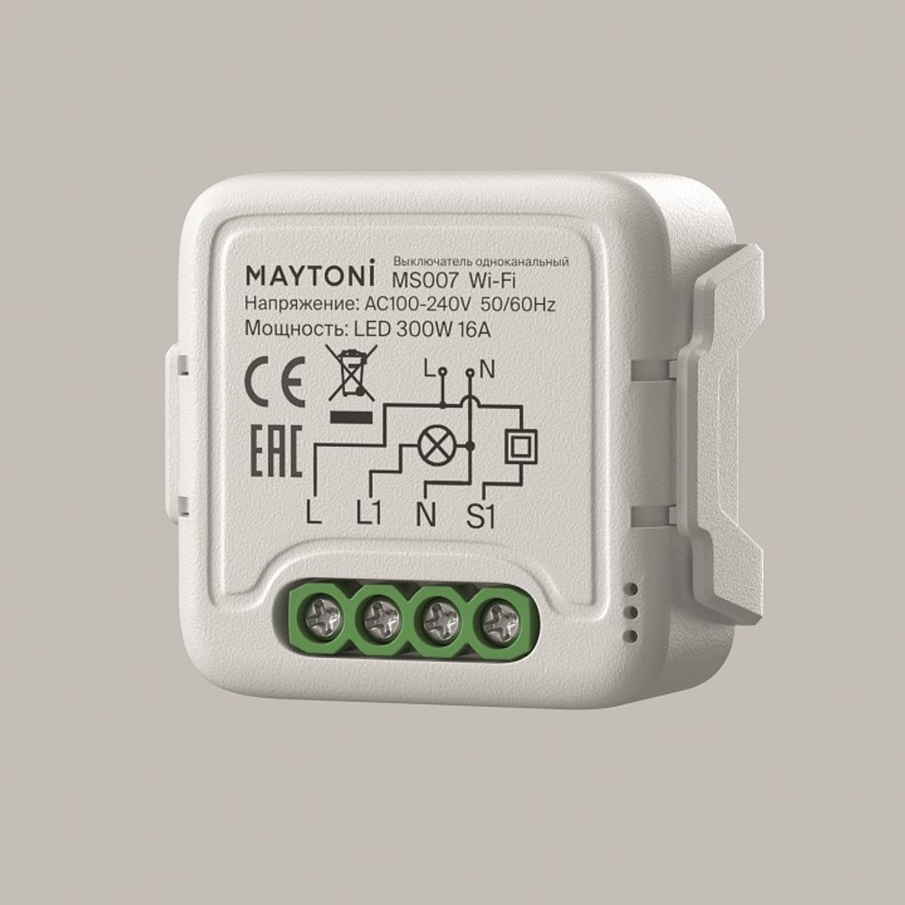 Контроллер-выключатель Wi-Fi для смартфонов и планшетов Maytoni Lighting control Выключатели MS007