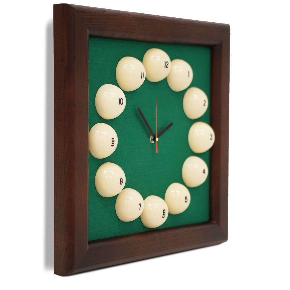 Часы Квадрат пирамида ясень/сукно (№7,Manchester 45 Yellow green ш1,98м)