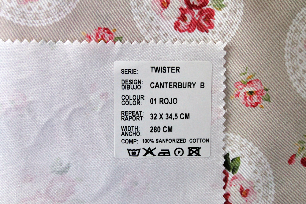 Терможаккард Twister Canterbury (Твистер Кантербери) B 01 red