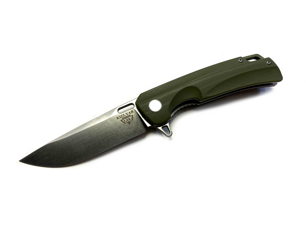 Складной нож Нус Green, сталь D2, G-10, ТДК Кизляр