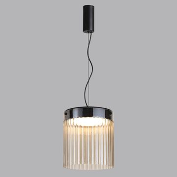 Подвесной светодиодный светильник 20W 4000К 5047/20L чёрный/янтарный Pillari Odeon Light
