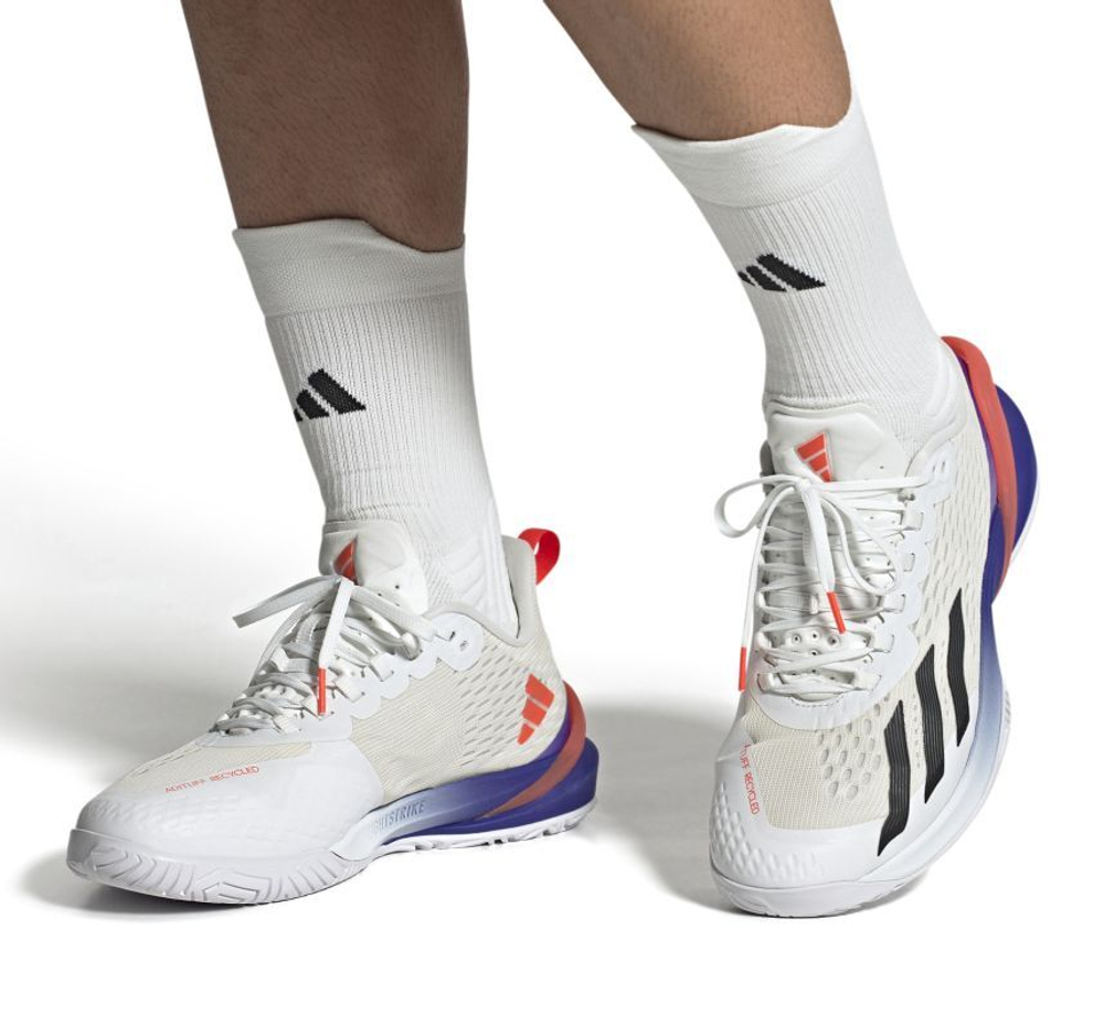 Мужские кроссовки теннисные Adidas Adizero Cybersonic M - белый