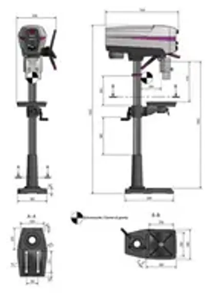 Вертикально-сверлильный станок Optimum OPTIdrill DH 40GP