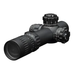 Прицел March-FX 1-10x24 Shorty DR-TR1F FFP+SFP 34мм - вид со стороны окуляра в три четверти