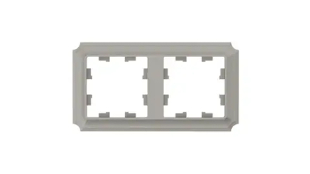 ATLASDESIGN ANTIQUE 2-постовая РАМКА, универсальная, ШАМПАНЬ