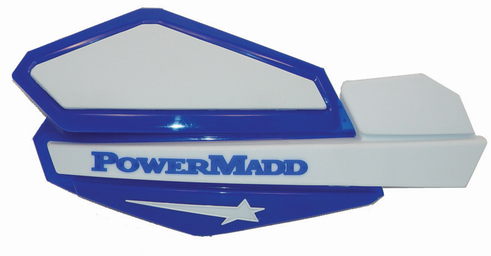 Ветровые щитки для квадроцикла "PowerMadd" Серия Star, синий/белый