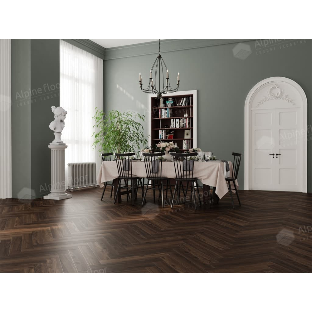 Ламинат Alpine Floor Herringbone 10 10 мм Дуб Абруццо 1.56 м2