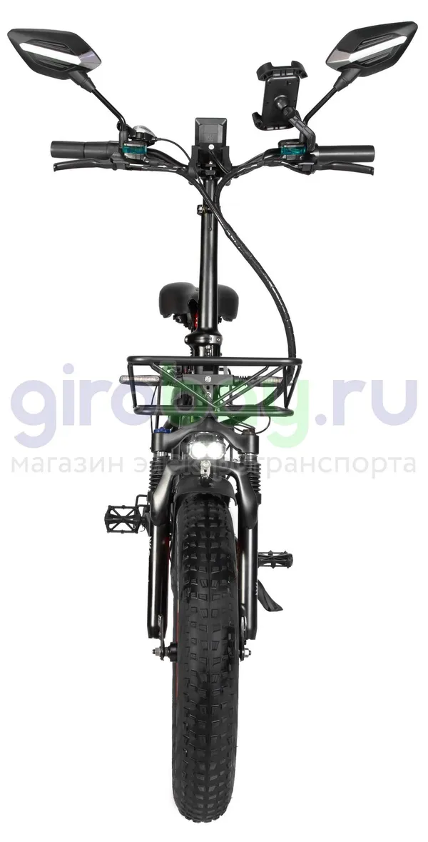 Электровелосипед Syccyba F10 Pro (48V/20Ah) - Красный обод фото №13