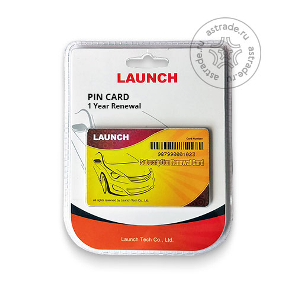 Launch PIN CARD CRP 1 Year Renewal - 1 год продления прописки