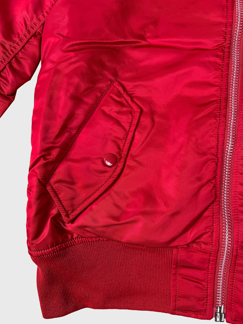 Бомбер Alpha Industries MA-1 NATUS COMM. RED/VNTG OLIVE LINING