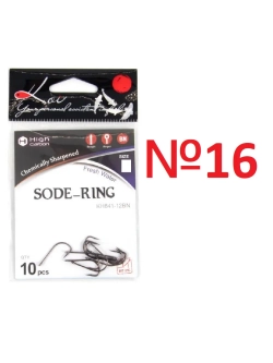 Крючок KOI "SODE-RING", размер 16 (INT)/3 (AS)