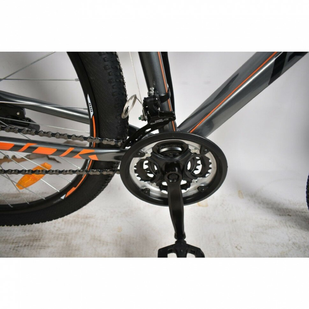 Горный велосипед Rook MA291D 29" (Рама: one size (Рост: 155-185 см), Цвет: серый/оранжевый)