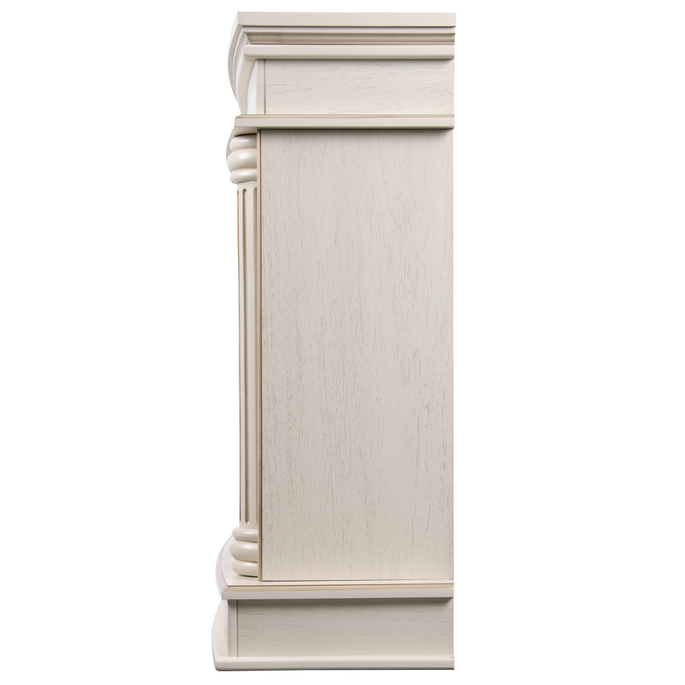 Каминокомплект: Очаг Electrolux EFP/P-4220LS, портал Olympia 42/40/36, сл. кость с зол. патиной