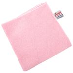 Салфетки VILEDA PROFESSIONAL "МикроТафф Бейс" КОМПЛЕКТ 5 шт., микрофибра, красный, 36х36 см, 174178