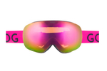 Горнолыжная маска GOG Ryder / Matt Black / Reflex Pink