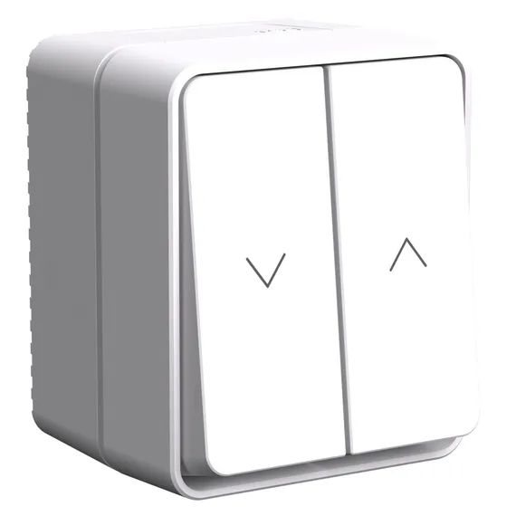 Выключатель для жалюзи двухклавишный IP54 Systeme Electric AtlasDesign Profi54 Белый ATN540119
