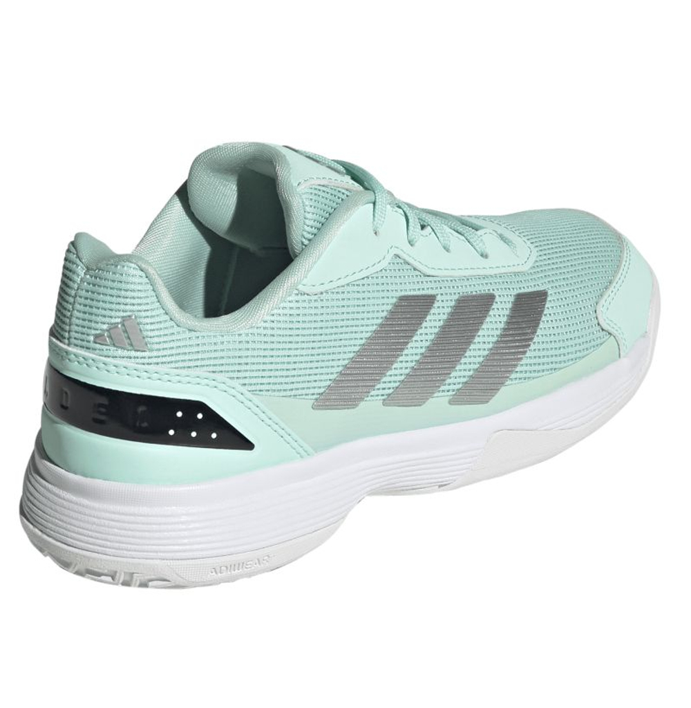 Юношеские кроссовки для падела Adidas Crazyquick Padel K - clear mint/silver metallic/cloud white