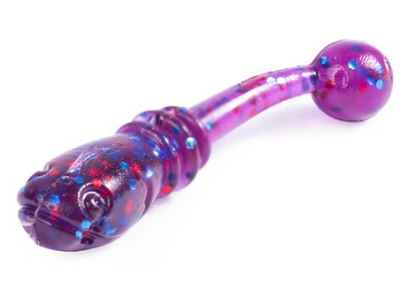 Слаги съедобные Lucky John White Fish 0.8" (2 см), цвет S63, 20 шт