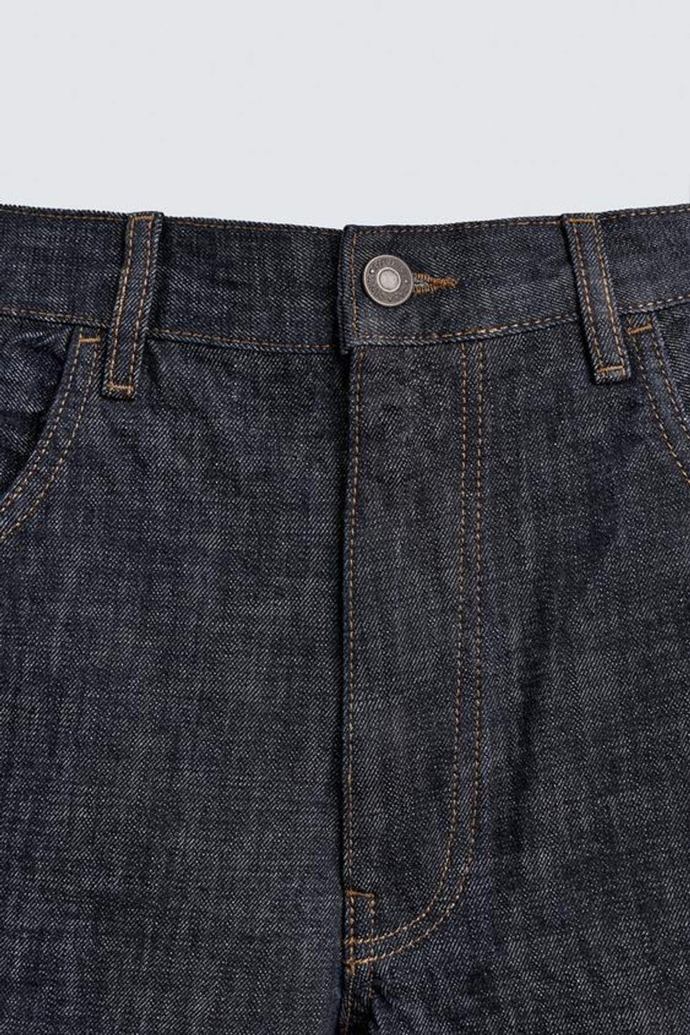 ZARA ДЖИНСОВЫЕ ШОРТЫ BAGGY FIT, ИНДИГО