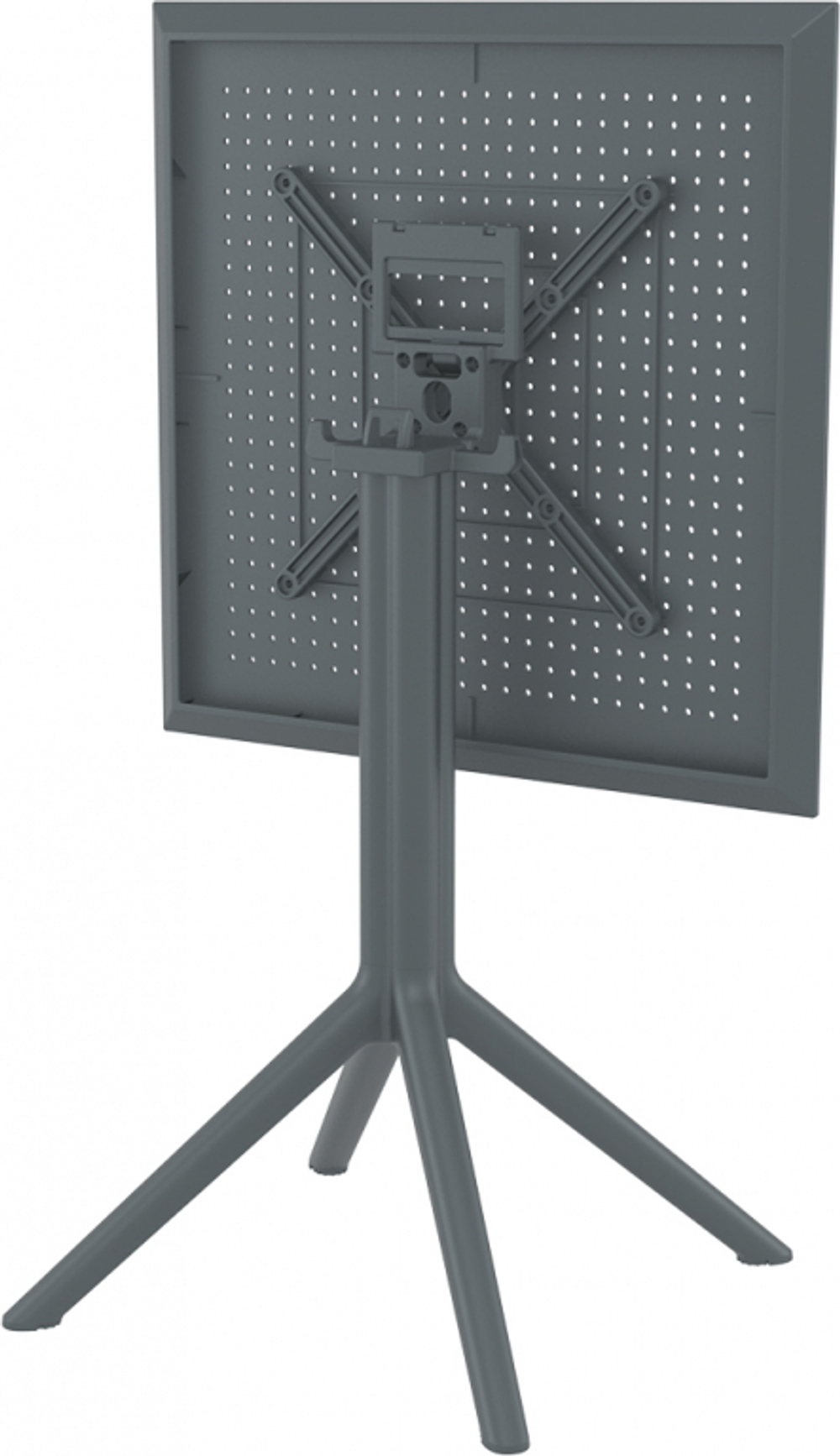 Стол пластиковый складной Siesta Contract Sky Folding Table 60, темно-серый