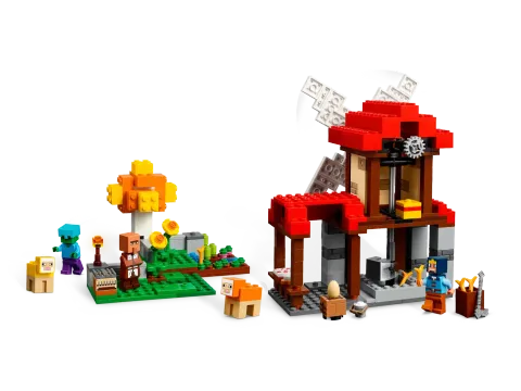 Конструктор LEGO Minecraft 21262 Ферма с ветряной мельницей