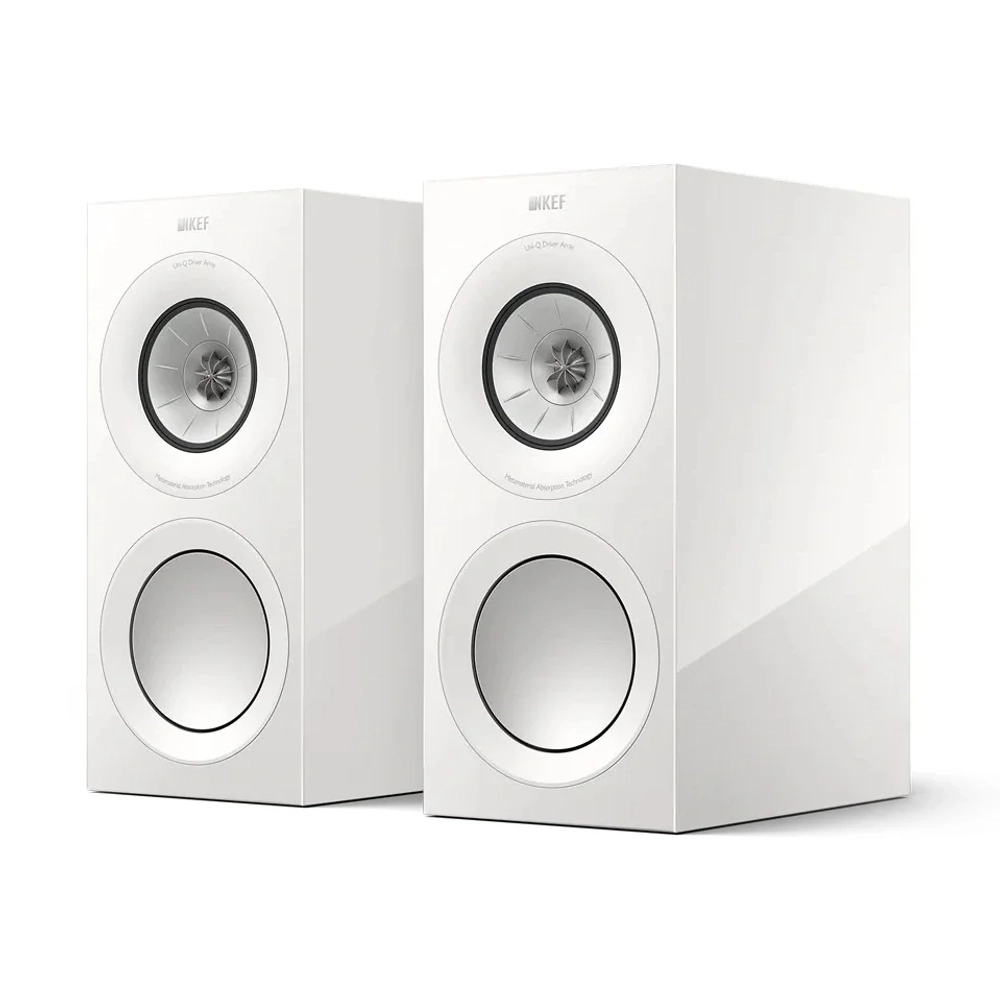 KEF R3 Meta White Gloss трехполосная полочная пассивная акустическая система (пара)