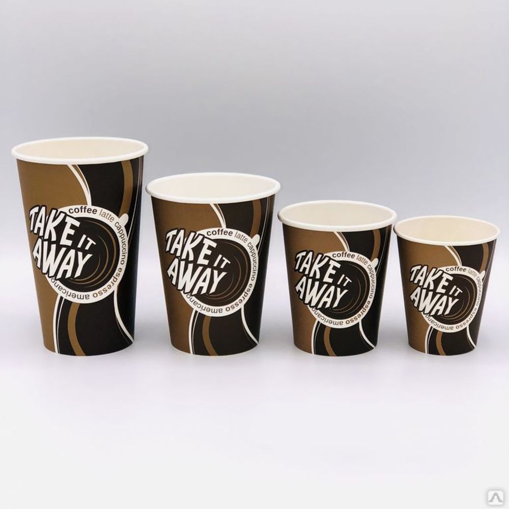 Бумажный стакан 400мл. Coffee take away, 1000шт/кор. Лига пак Бумажный стакан 400мл. Coffee take away, 1000шт/кор. Лига пак