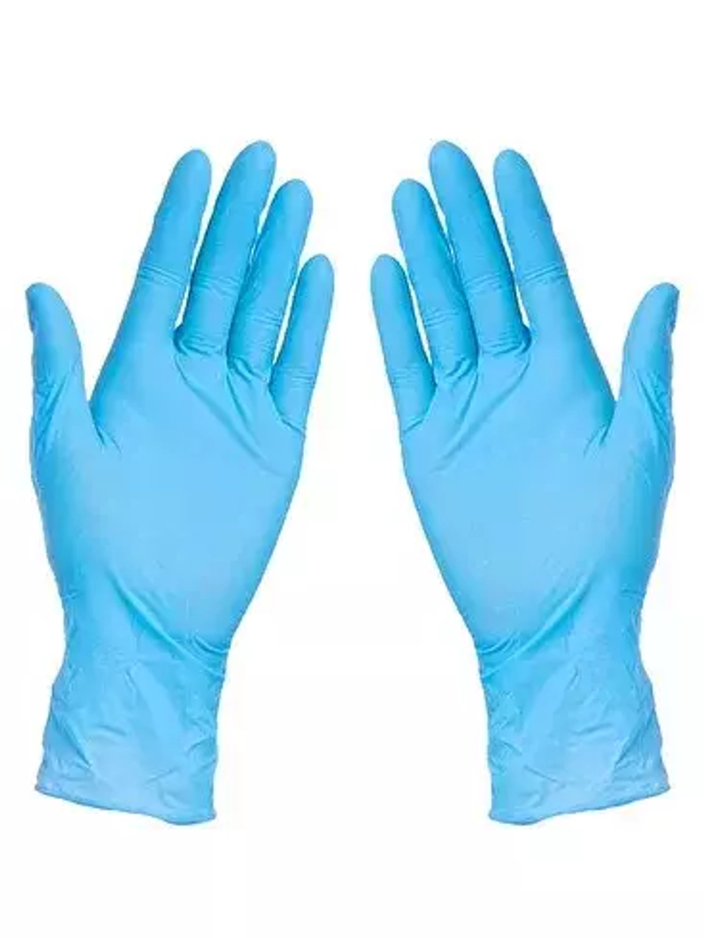 Перчатки нитриловые ZP Universal Nitrile (голубые) (уп.50пар) XS 3,8гр текстура пальцы