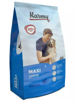 Сухой корм Karmy Maxi Junior  для щенков крупных пород, индейка, 2 кг