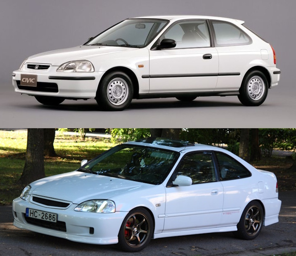 Арка правая Honda Civic 6 3дв 1995-2002 (Klokkerholm) хэтчбек