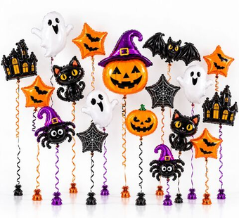 Страшные ФИГУРНЫЕ ШАРИКИ на HALLOWEEN