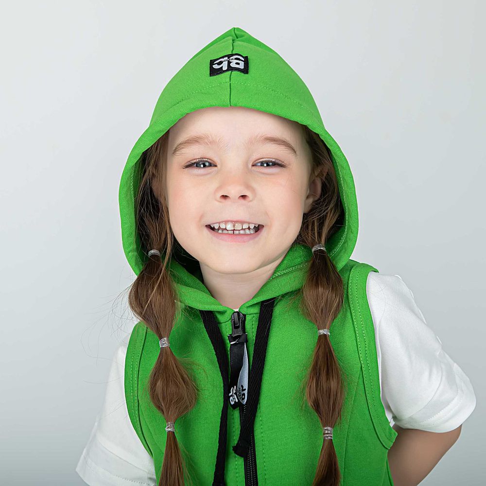 Ромпер на молнии с длинными штанинами "Bb team green"