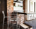 Стул прозрачный барный Siesta Contract Chiavari Bar 75, прозрачный