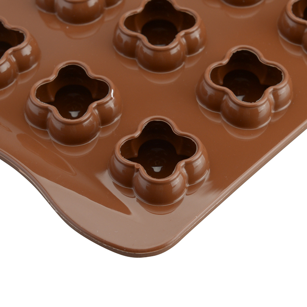 Форма силиконовая для приготовления конфет choco game, 11х24 см