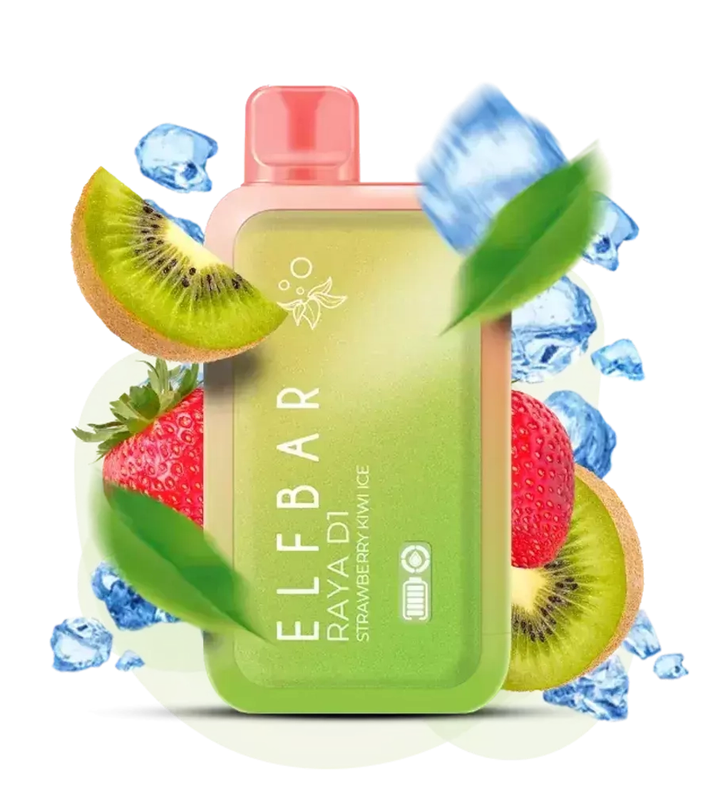 ELF BAR 13000 - Strawberry Kiwi Ice (5% nic)