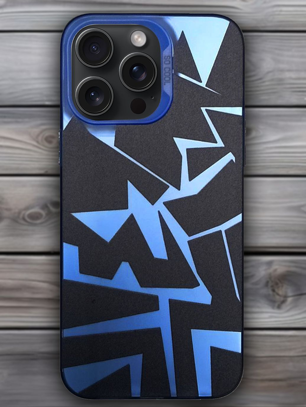 Дизайнерский чехол из пластика для IPHONE 15 PRO MAX с усиленной защитой камеры и глянцем
