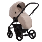 Коляска 2в1 Bebetto MAGNUM LIGHT PRO light pro 01 (св.бежевая кожа)