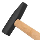 Молоток слесарный 200 г, квадратный боек, деревянная рукоятка Сибртех — фото 4