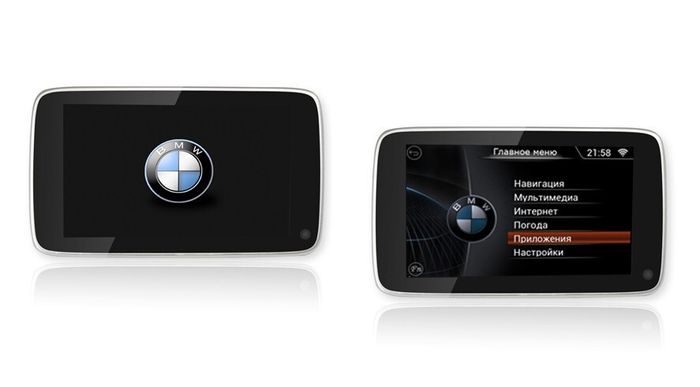 Монитор на подголовник для BMW - ERGO ER11BA с сенсорным экраном 11” (FullHD 1920x1080, Android, ) серебряный